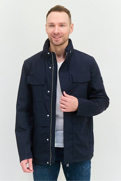 Tommy Hilfiger Men Brand Logo Parka Jackets, Navy