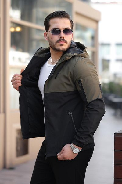 ByTrend Μαύρο ένθετο εποχιακό παλτό με κουκούλα PLDP 2907_60021-1