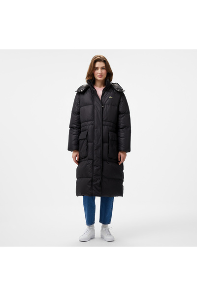 Lacoste Long Oversized Adjustable Waist Down Jacket