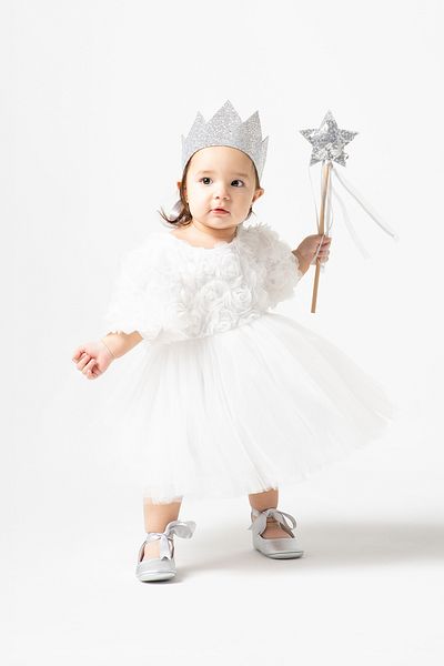Banamio Rosalinda Baby Girl Παιδικό φόρεμα με βαμβακερή επένδυση από τριαντάφυλλο με λεπτομέρειες από φουσκωτό τούλι