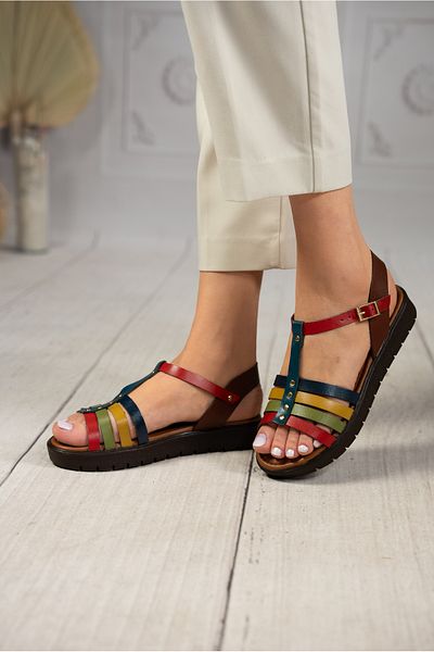 DAXİS Sportwear Company Women Genuine Leather Sandals