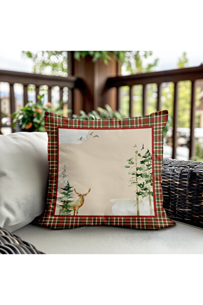 milroma Двустранно отпечатана калъфка за възглавница от кадифе с мотив на кат...