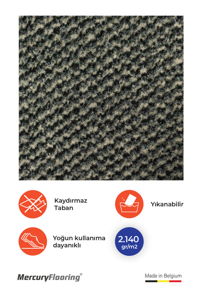 Zemincim Starlight 01 Bej Kapı Önü Nem Ve Toz Alıcı Paspas