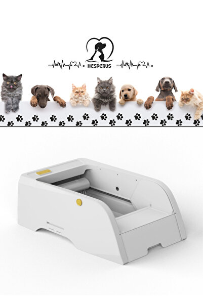 HESPERUS Akıllı Otomatik Kedi Tuvaleti, App, Kamera & Ses Takipli, Sensörlü G...
