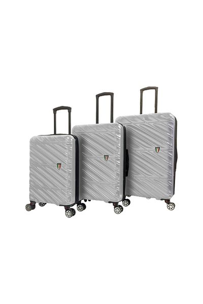 TUCCI 3-Piece Selvatico Telescopic Handle Expandable Luggage Suitcase Trolley Set