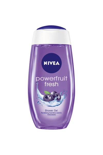NIVEA جل استحمام باور فروت فريش 250 مل بنكهة التوت الأزرق