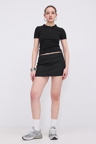 Addax Polo Neck Modal T-Shirt Model: P4311