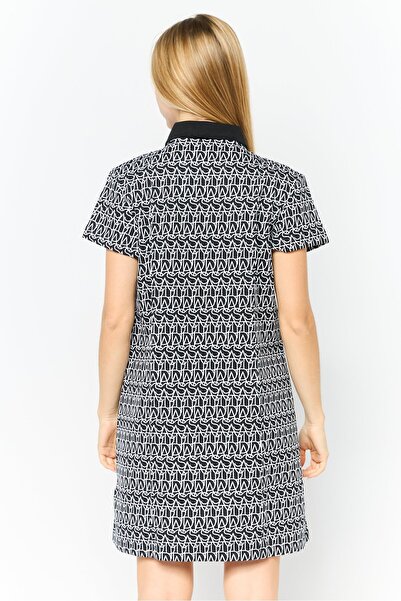 adidas Women Sportswear Fit Short Sleeves Outdoor Dress, Black