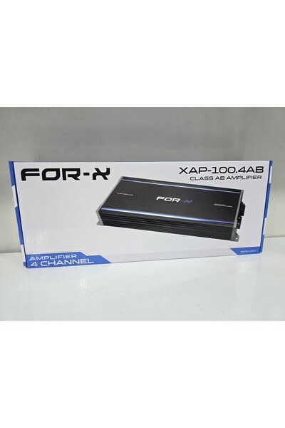 For-X XAP-100.4AB 4 KANAL PROFESYONEL OTO AMFİ