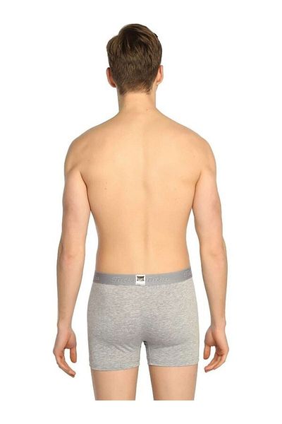 ENTAHA Tutku Ανδρικό Γκρι 3 Πακέτο Lycra Boxer Elf568t0114ccm3
