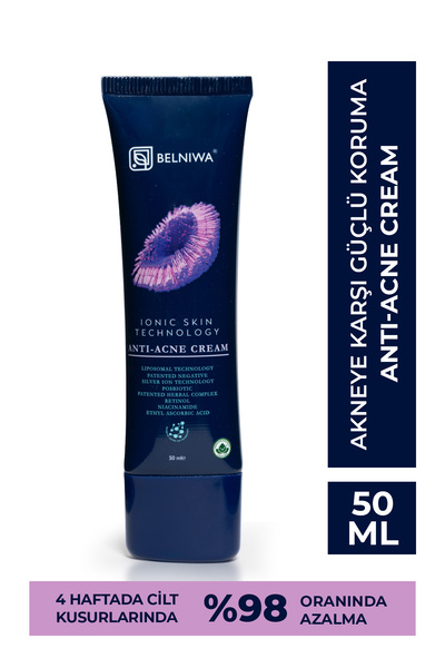 Akne Karşıtı Krem –Lipozomal Teknoloji, Gümüş İyon, Retinol ve Posbiyotik