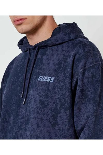 Guess Jeans Ανδρικό μπλε φούτερ τζιν Gotam Guess