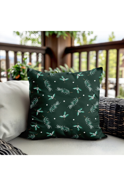 milroma Βελούδινο κάλυμμα μαξιλαριού με σχέδιο νιφάδας χιονιού και εκτύπωση δ...