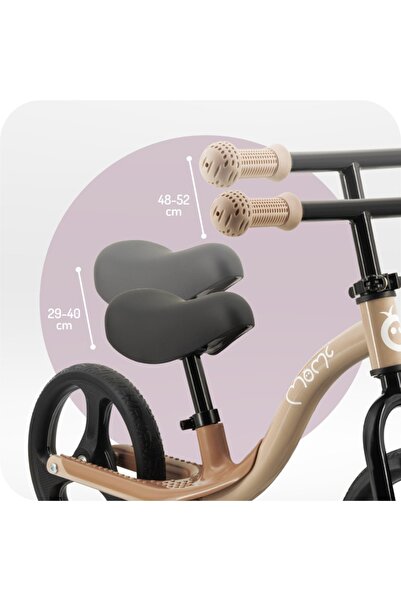 Momi Balance bike with LED wheels, Isoka - Beige