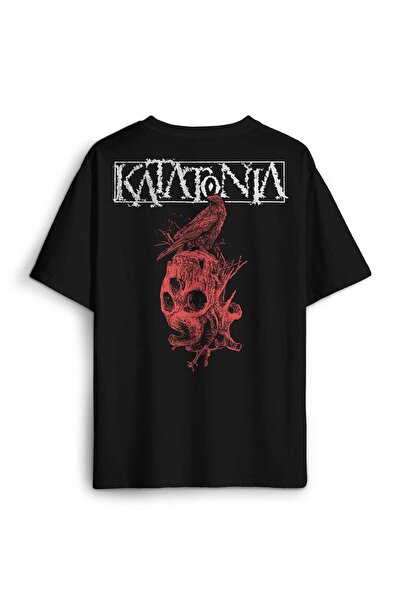 Kendim Seçtim Tricou supradimensionat cu imprimeu Katatonia Doom Metal Music ...