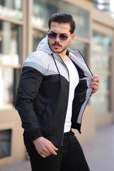 ByTrend Εποχιακό παλτό Bill Triangle Piece Hooded 1220
