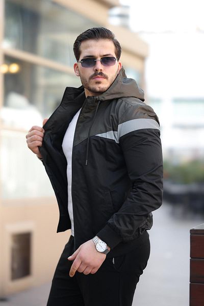 ByTrend Εποχιακό παλτό Bill Triangle Piece Hooded 1220