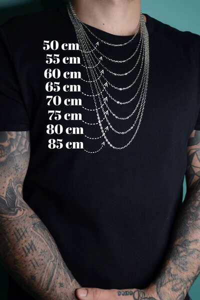 Bu Farklı Silver Color Knitted Chain Necklace