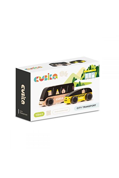 CUBIKA Ξύλινο παιχνίδι, Cubika, Φορτηγό Πόλης