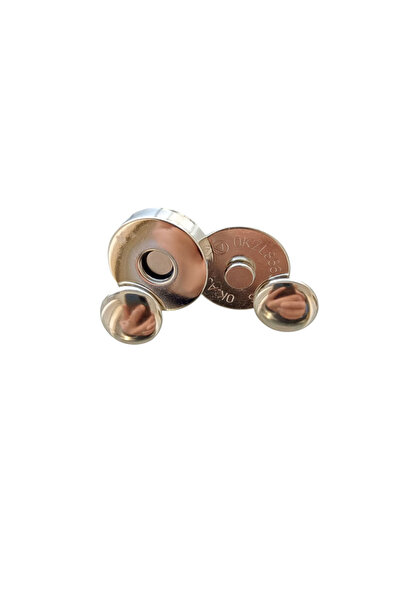 4 takım Gümüş Renk Troklu Çıtçıt 18 Mm