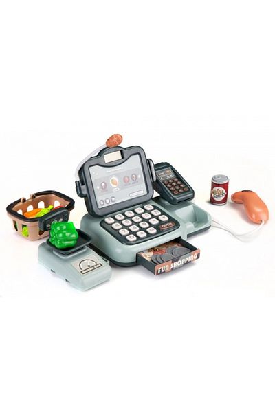 OEM Pokladňa so zvukmi, príslušenstvom a skenerom Ecotoys HC483431
