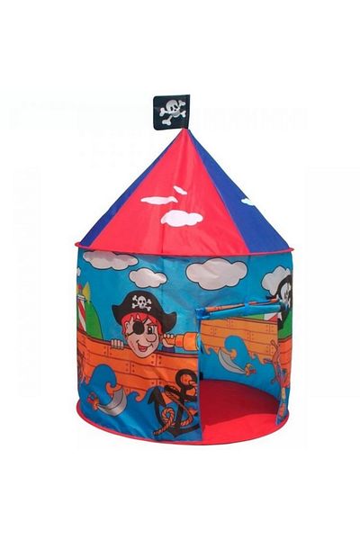 iplay Children's play tent, pirate model with graphic illustrations