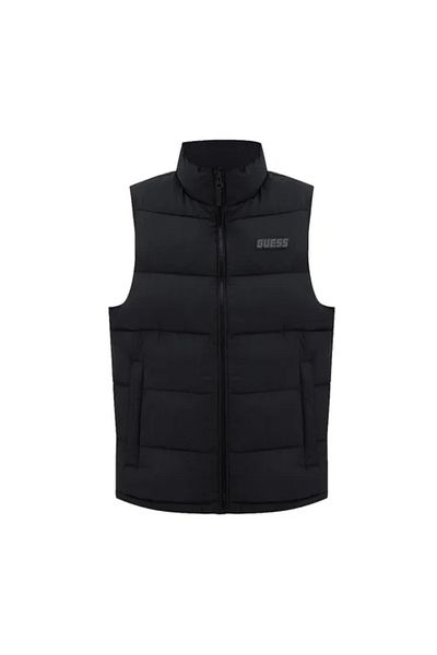 Guess Jeans Men's black quilted vest Rohan Guess jeans