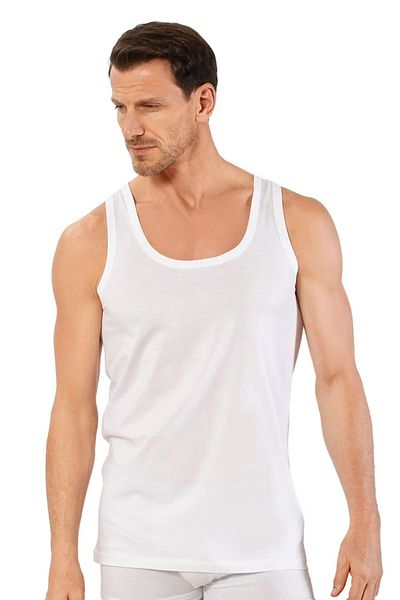 XORVİO Men's 6 Pack 100% Cotton Coton Flexible Soft Stylish Quality Strappy Undershirt