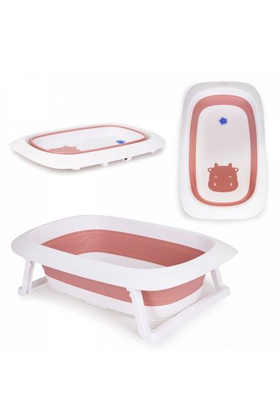 OEM Cadita de baie cu dop de scurgere Ecotoys HA-B31 - Roz