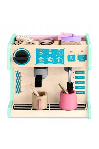 Ricokids Jucarie interactiva din lemn, coffee shop, Ricokids 785100 - Mint