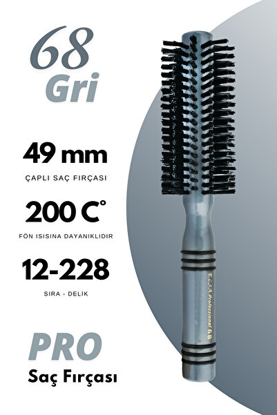 ELSA Επαγγελματική βούρτσα για τα μαλλιά 68 γκρι