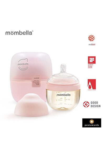 Mombella Biberon Anticolici Mombella Breast-Like, 120ml, Tetina S flux lent, ...