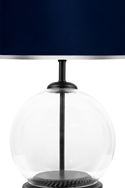 MINIMAL ETICARET VE BILGI TEKNOLOJILERI Synergy Transparent Black Glass Lampshade