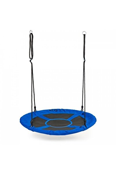 Ecotoys Balansoar rotund suspendat pentru copii, 100 cm, MIR 6001 - Albastru