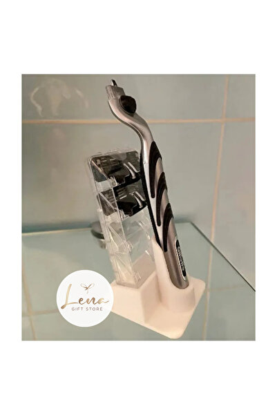 Lena Gift Store Organizator de baie Gilette Mach3 Power - Organizator pentru aparate de ras și lame de ras de schimb