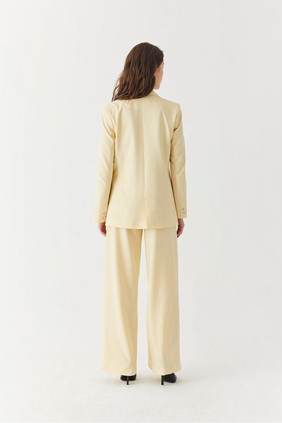 Mudo Wide Leg Pants with Pleat Detail