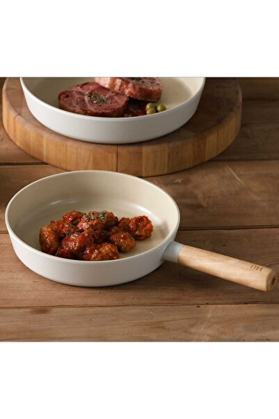 NEOFLAM Alüminyum Döküm Tava 24cm Açık Renk (PFOA içermez.) Kızartma Tavası