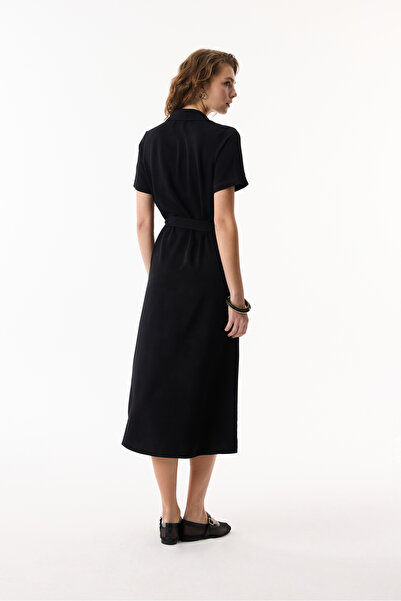 Mudo UZUN GÖMLEK YAKA KLOŞ ELBİSE