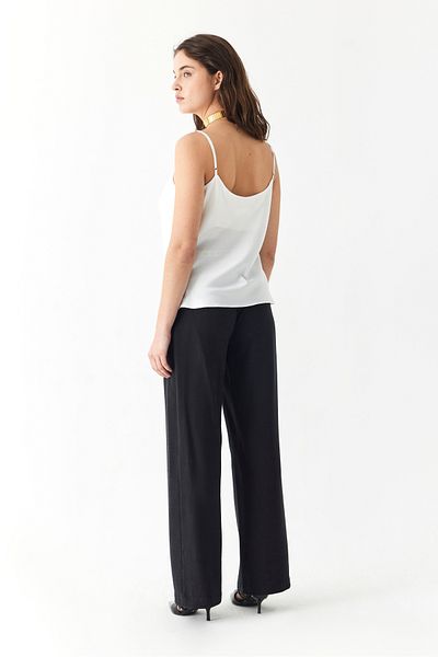 Mudo Wide Leg Stitching Detail Pants