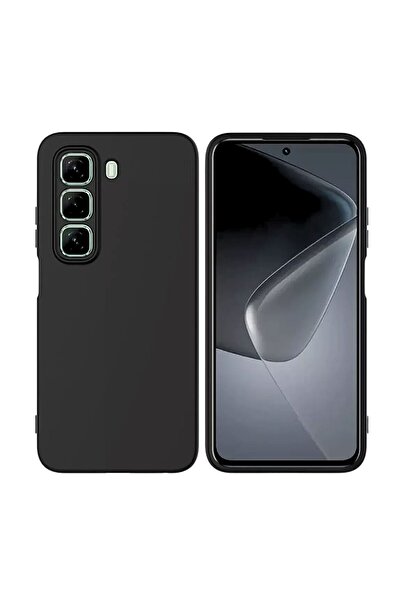 HANPORIUM جراب سيليكون متوافق مع هاتف Infinix Hot 50 - غطاء مرن بلون باستيل م...