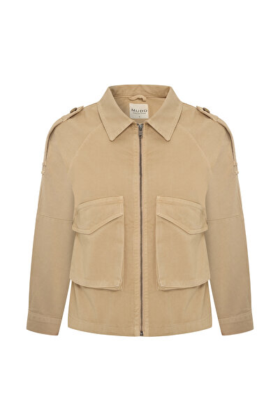 Mudo Multi-Pocket Trucker Jacket with Zipper