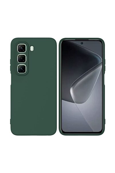 HANPORIUM جراب سيليكون متوافق مع هاتف Infinix Hot 50 Pro Plus - غطاء مرن بلون...