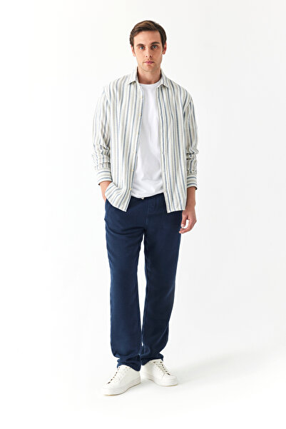 Mudo بنطال فضفاض بخصر مطاطي