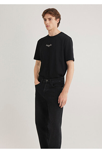 Mavi Ανδρικό μπλουζάκι με στάμπα Batman M066878-900