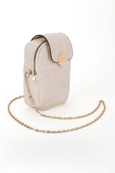 eranora Cleo Gold Detailed Women's Shoulder Bag with Phone Compartment