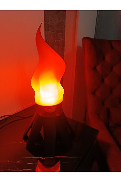 KAMER ALEV SAÇAN MEŞALE, ŞÖMİNE 3 FONKSİYONLU LAMBA