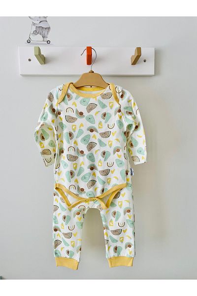 Miniworld Baby Boy Suit 100% Cotton Seasonal Suit (Body + Pants)