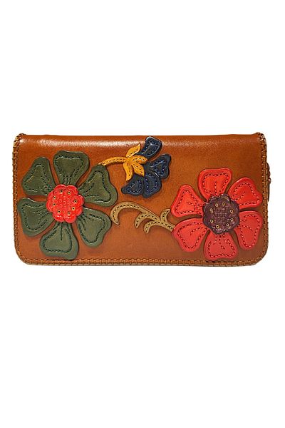 GÖN OŞUM HANDMADE WOMEN'S LEATHER WALLET 40062