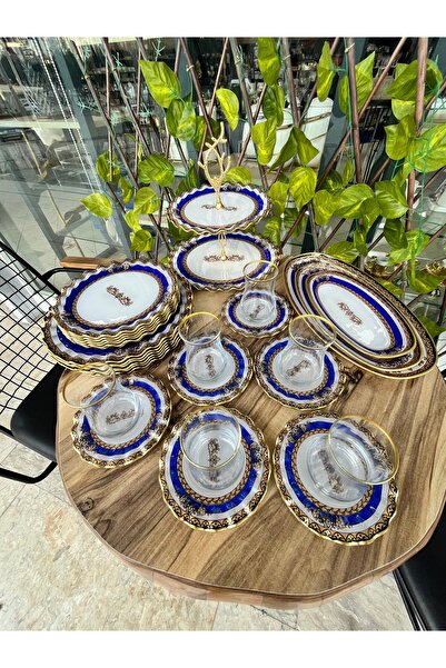 GÜRCÜGLASS Gürcüglass taç 28 prç kahvaltı seti
