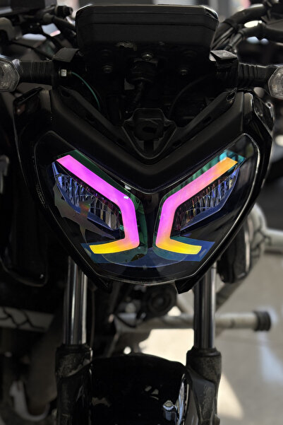 Banxtre TVS Raider Gündüz Ledi için Bukalemun Far Filmi Sticker Etiket